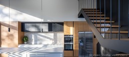 Interieurfoto keuken voor KIWI architecten - door Vivec.be